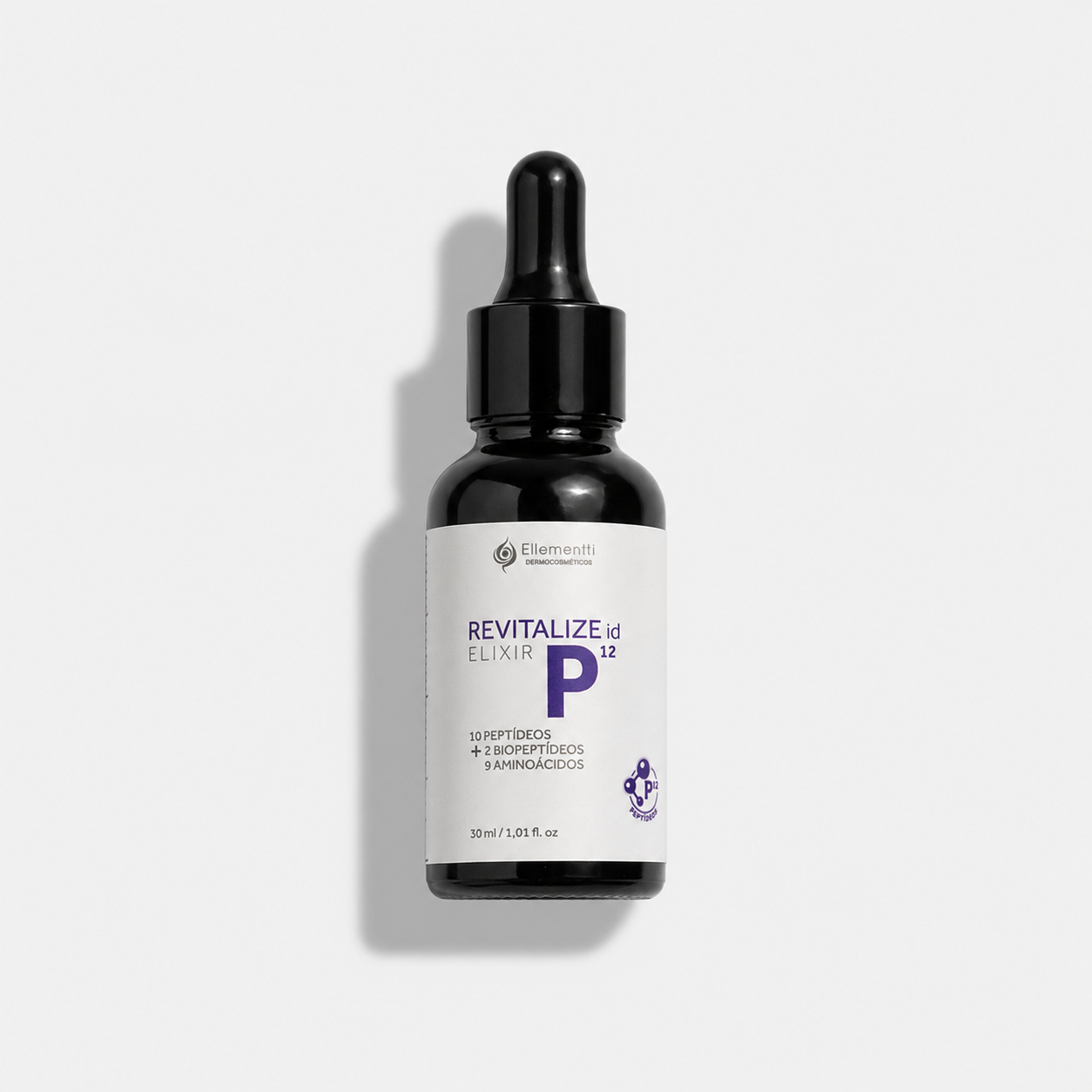 Elixir P, Sérum Facial Anti-Flacidez Com 12 Peptídeos