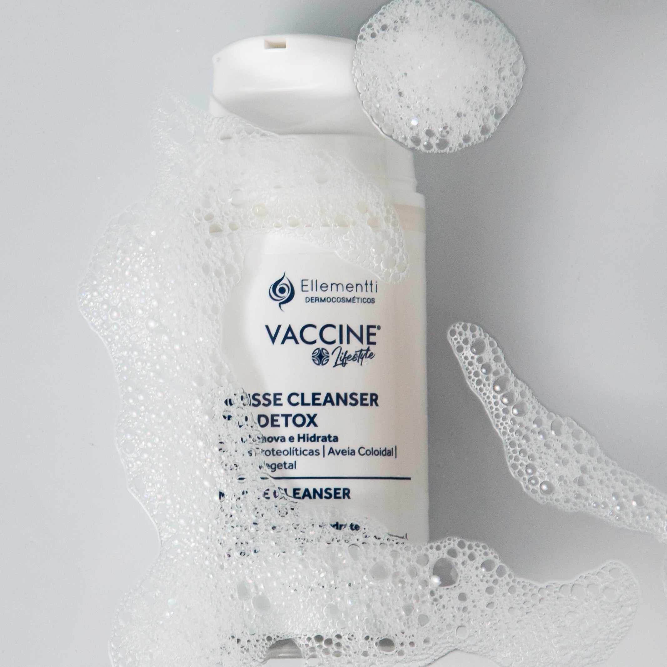 Mousse Cleanser Cell Detox, Espuma de Limpeza com Enzimas Proteolíticas