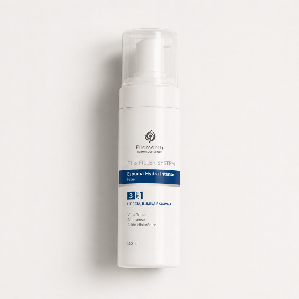 Hydra Intense, Espuma de Limpeza Hidratante com Ácido Hialurônico