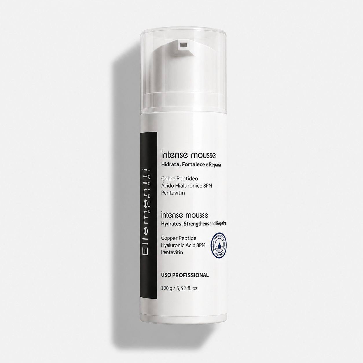 INTENSE MOUSSE, Hidrata, Fortalece e Repara