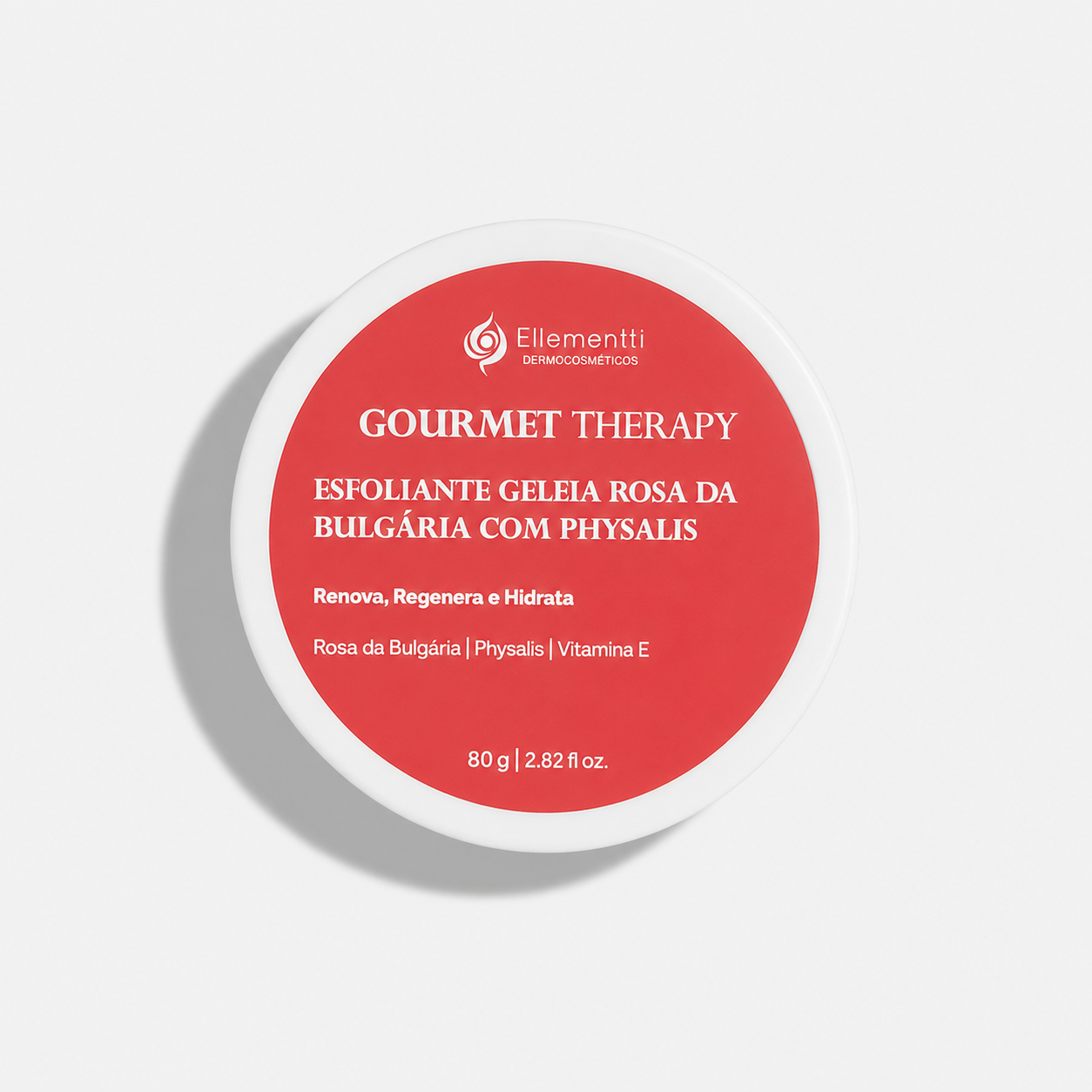 Geléia Rosa da Bulgária e Physalis, Esfoliante Facial Com Antioxidantes