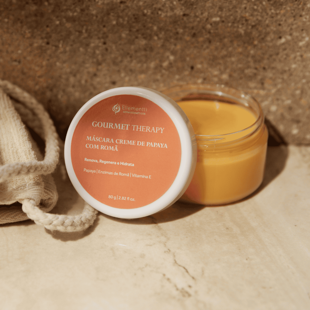 Creme de Papaya com Romã, Máscara Facial Renovadora