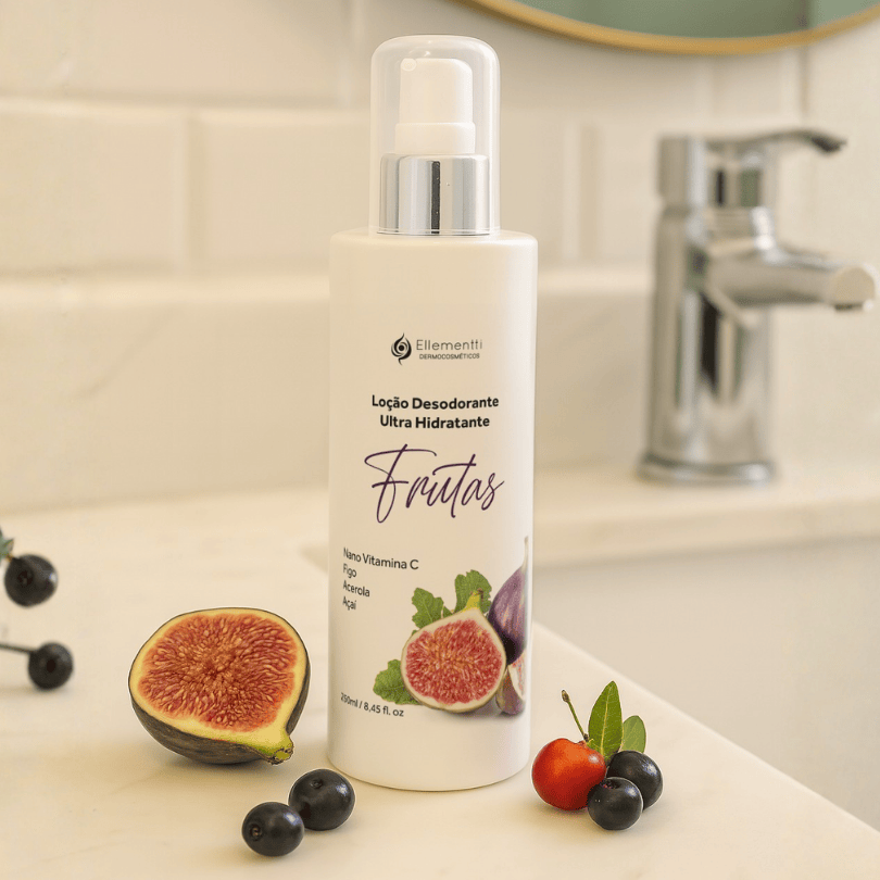 Loção Frutas, Ultra Hidratante Corporal Com Nanovitamina C