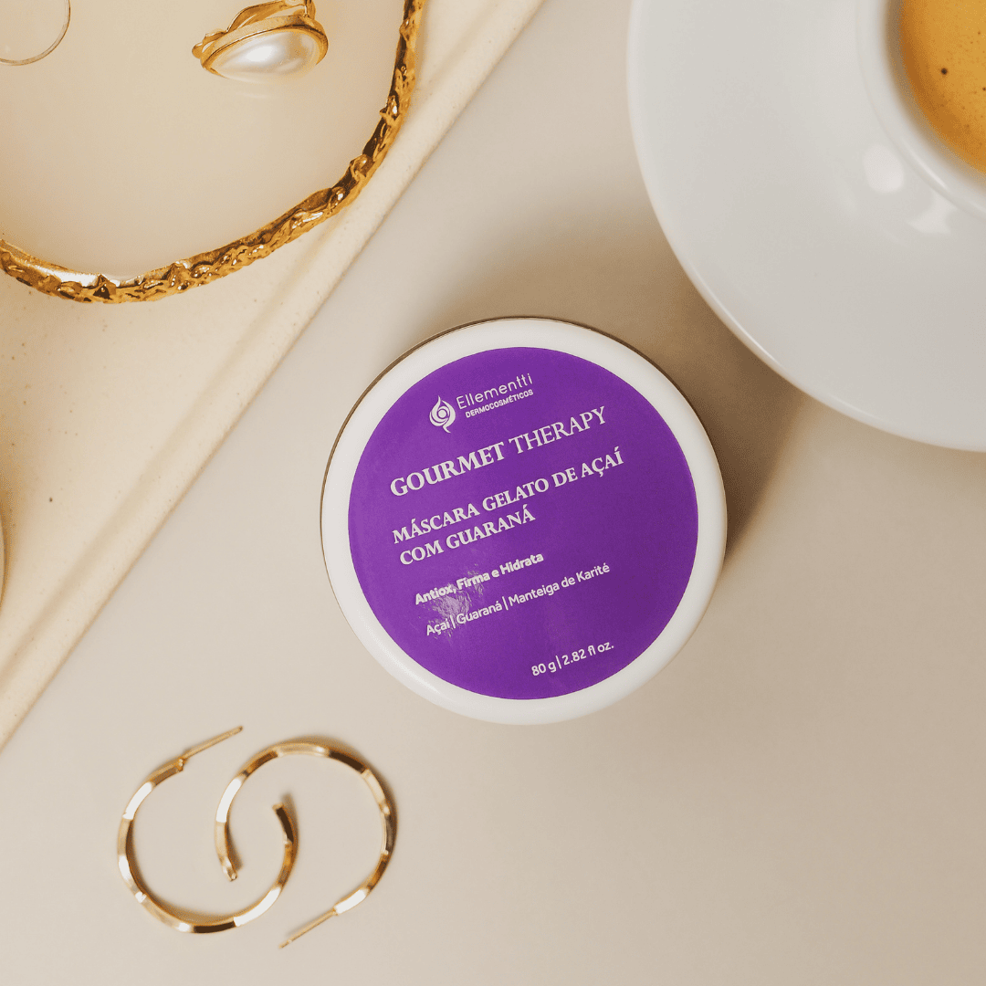 Gelato de Açai Com Guaraná, Máscara Facial Antioxidante