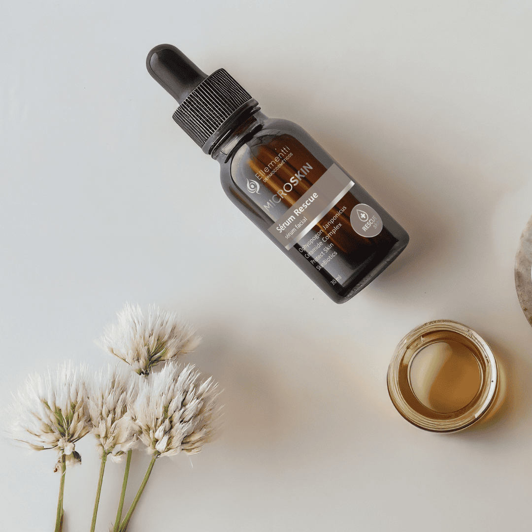 Sérum Rescue, Hidratante Facial que Regenera a Pele com Probióticos e Ceramidas