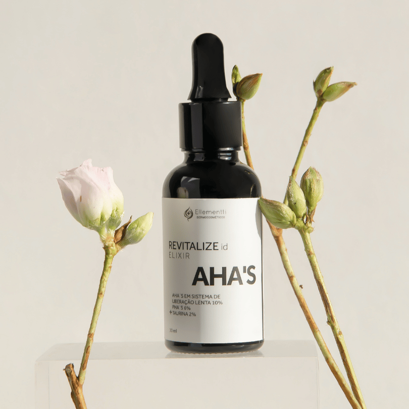 Elixir AHA'S, Peeling Facial Suave Rejuvenescedor com Ácido Glicólico