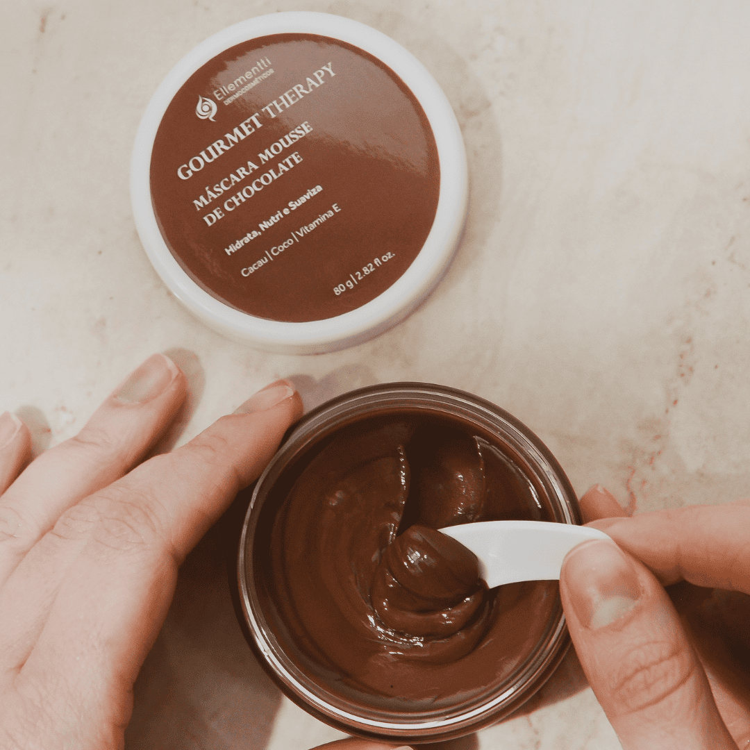 Mousse de Chocolate, Máscara Facial Nutritiva