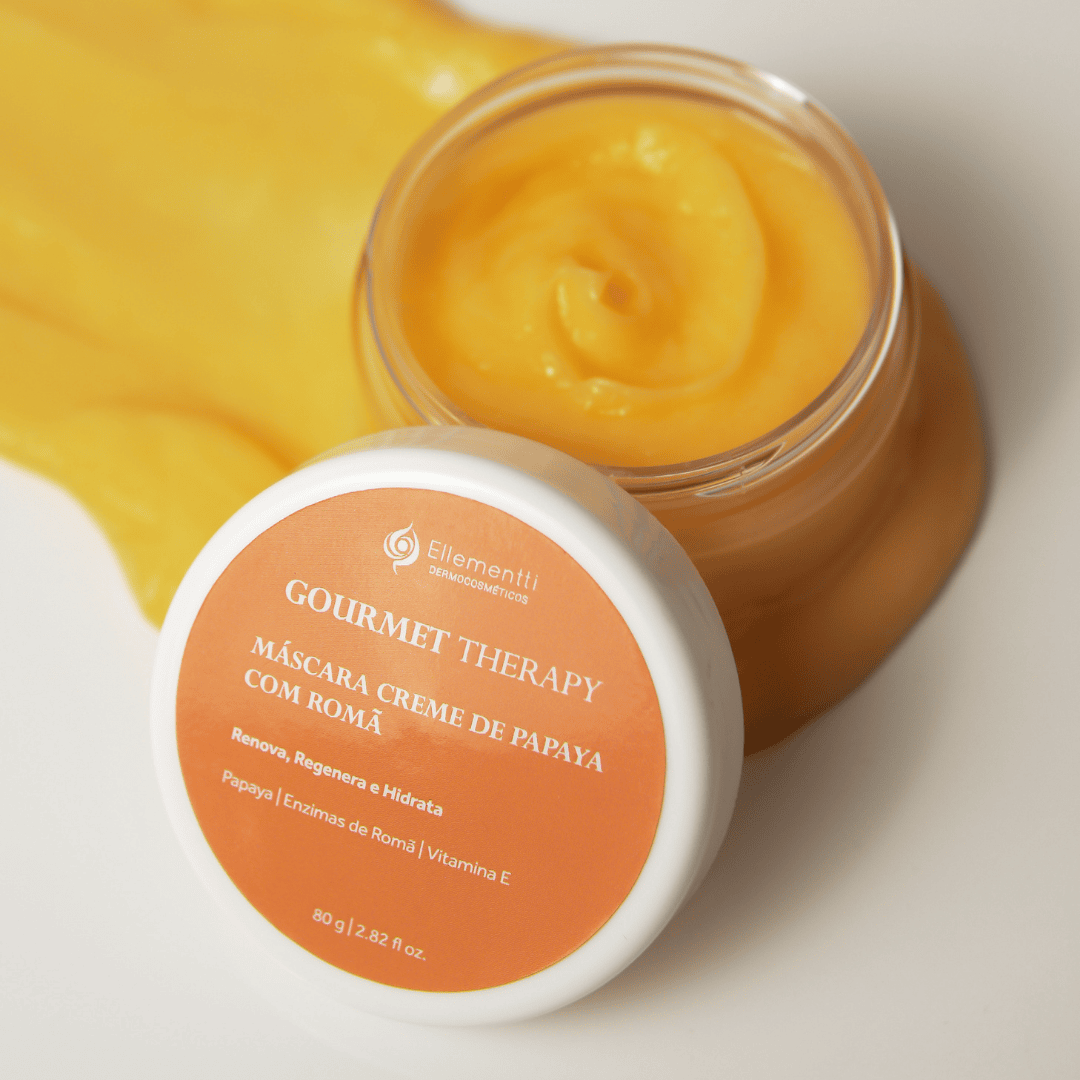 Creme de Papaya com Romã, Máscara Facial Renovadora