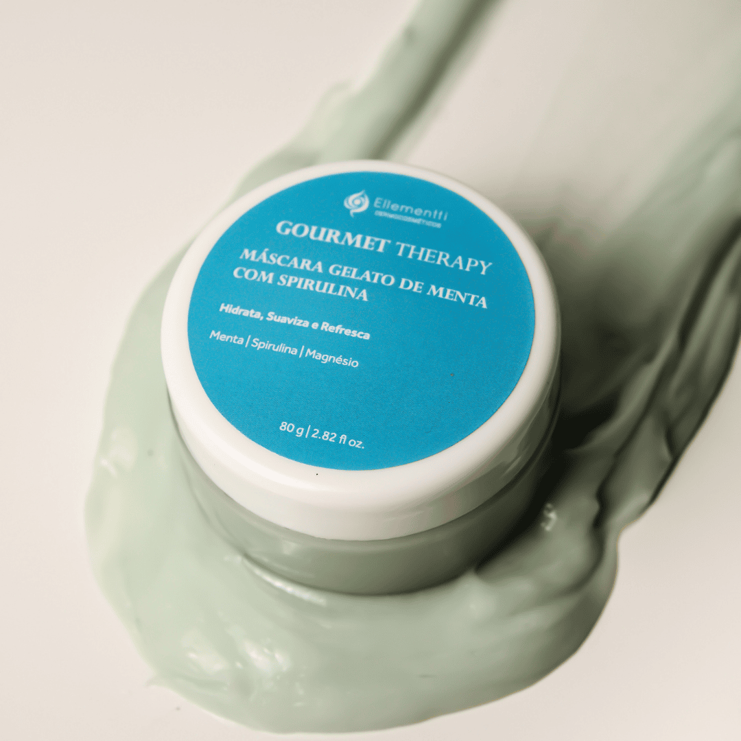 Gelato de Menta e Spirulina, Máscara Facial Revitalizante