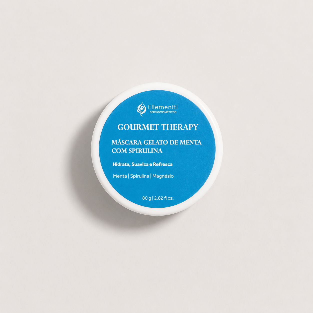 Gelato de Menta e Spirulina, Máscara Facial Revitalizante