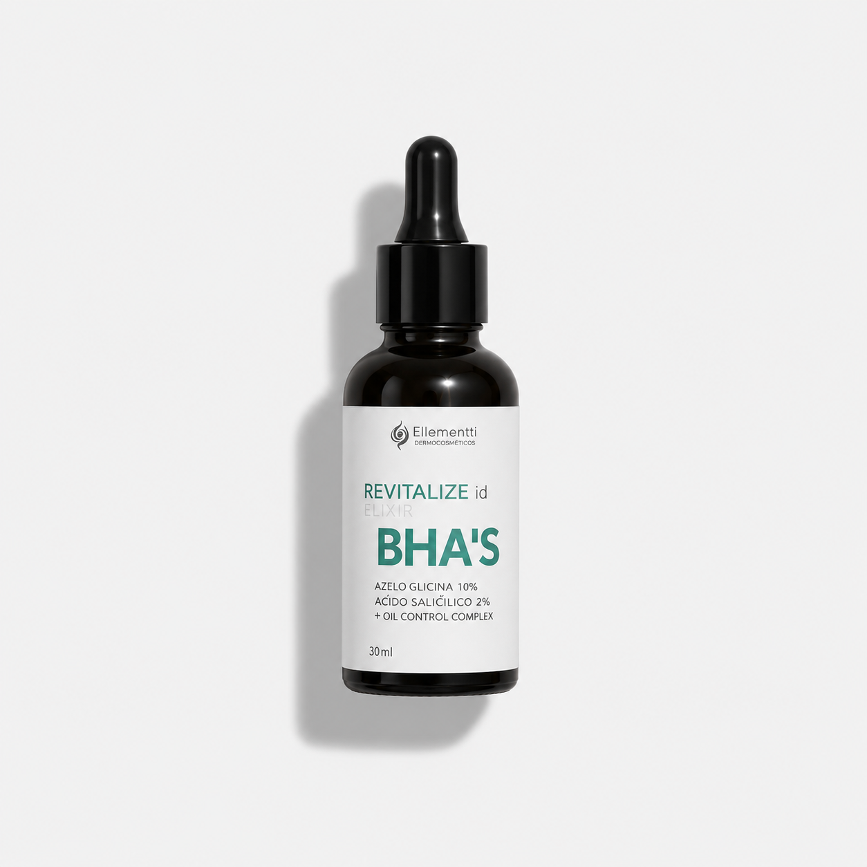 Elixir BHA'S, Peeling facial para rosácea e pele oleosa com ácido salicílico