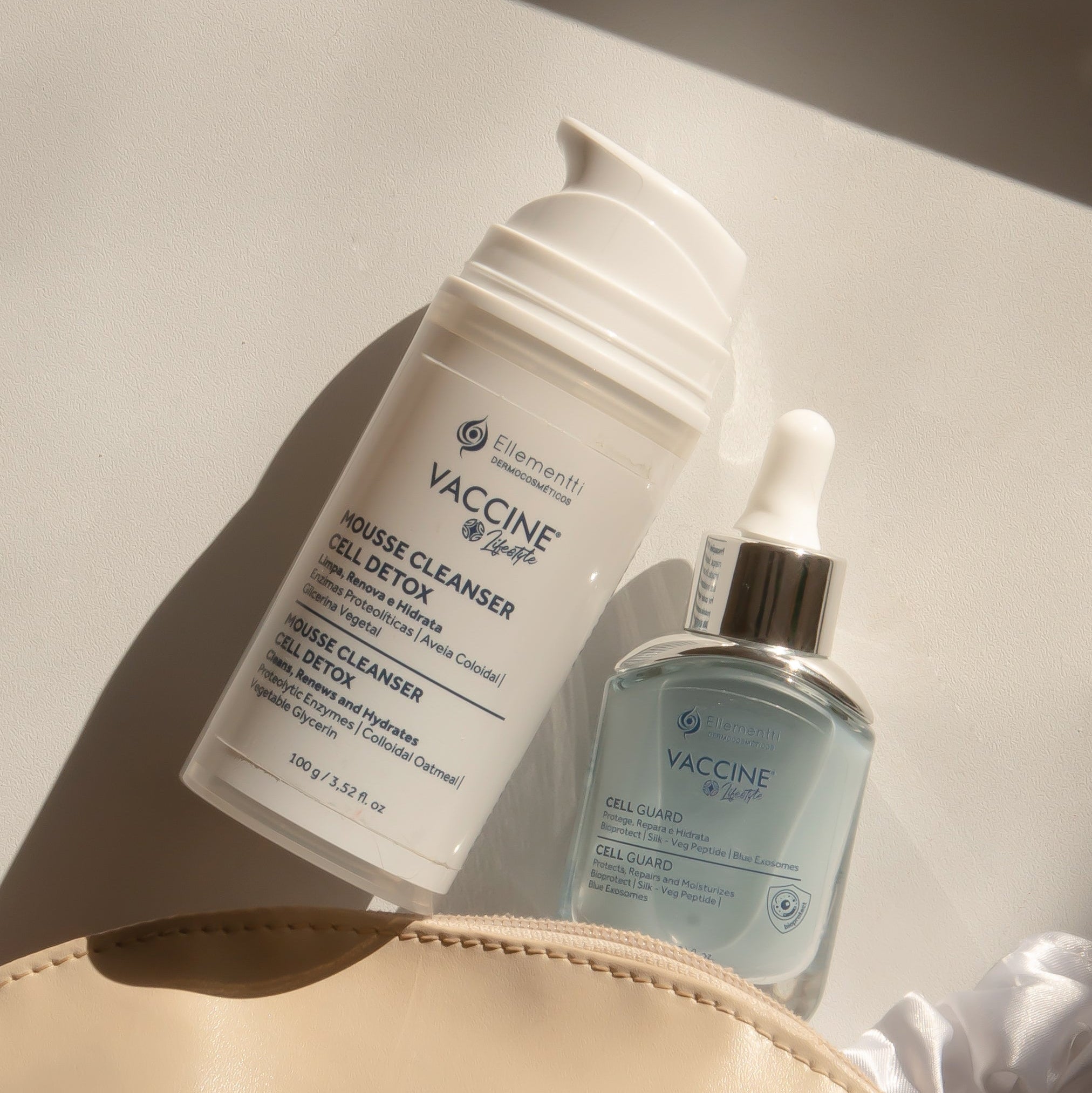 Mousse Cleanser Cell Detox, Espuma de Limpeza com Enzimas Proteolíticas