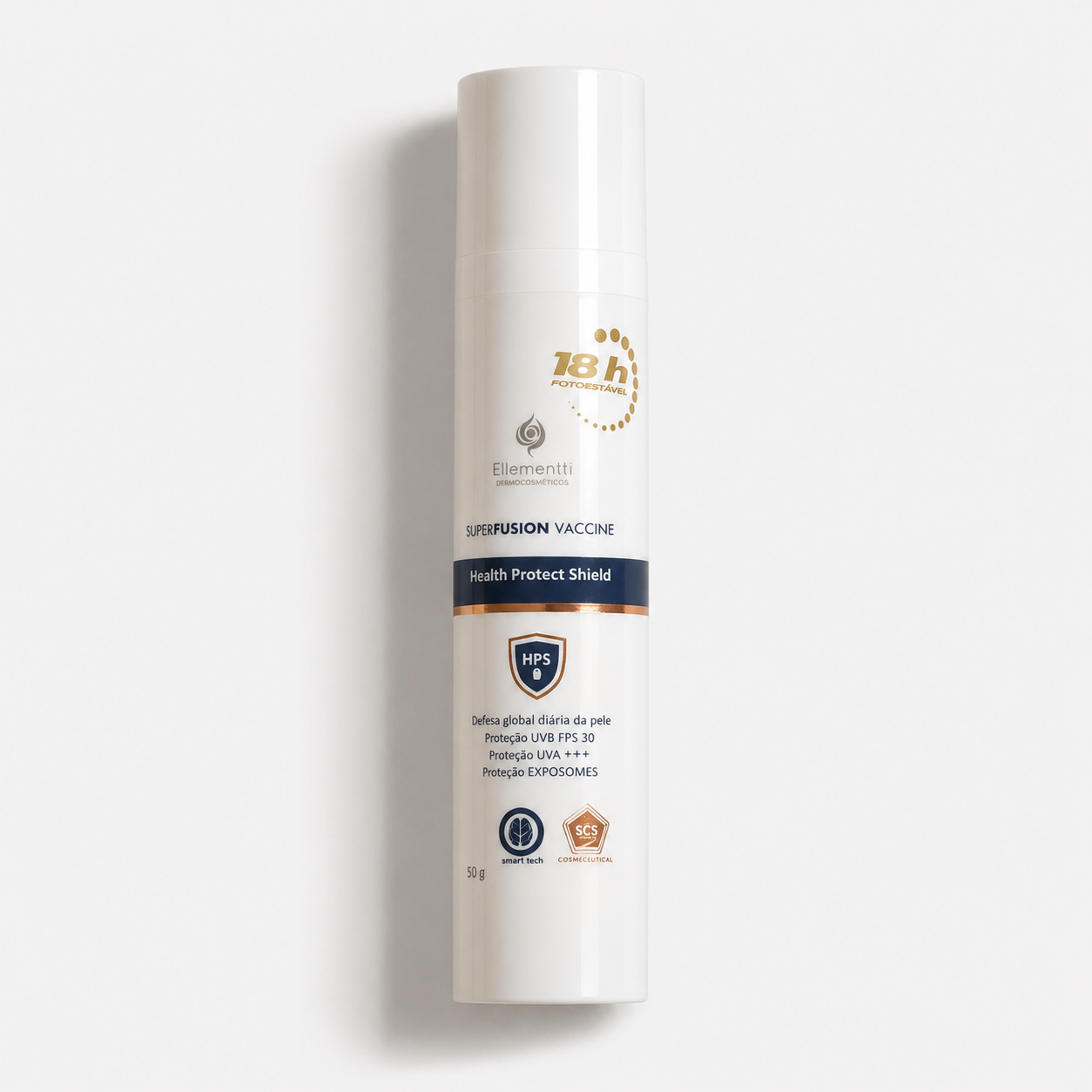 Health Protect Shield, Proteção Contra Luz Visível, Solar FPS 30 e Exposomes