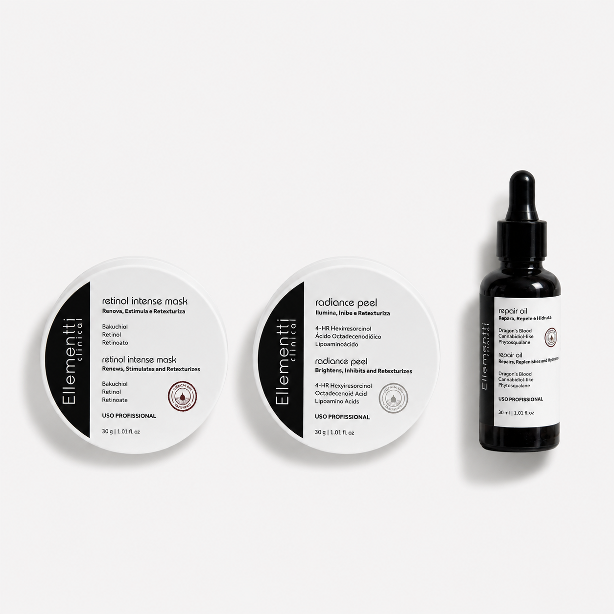 KIT PEELING 4D: Peeling Coreano com Efeito Glow e Glass Skin