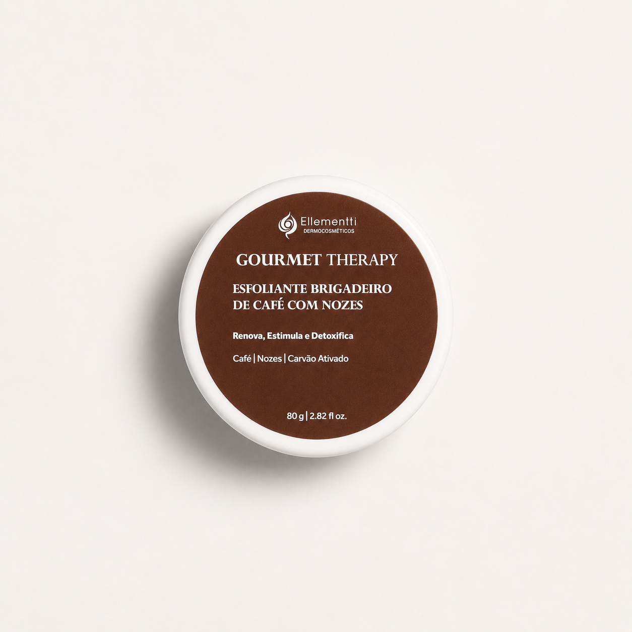 Brigadeiro de Café com Nozes, Esfoliante Facial Detoxificante