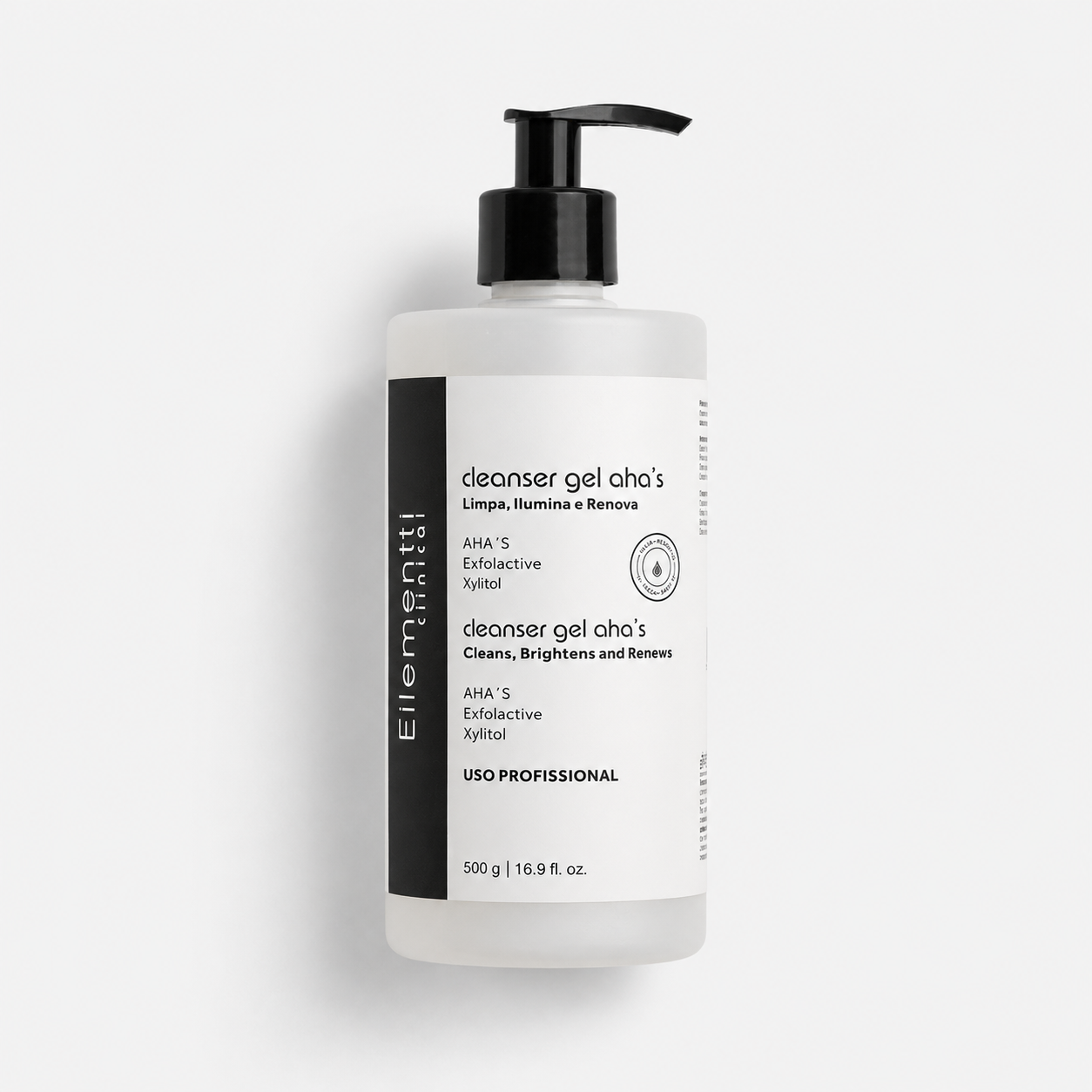 CLEANSER GEL AHA´S,  Limpa, Ilumina e Renova