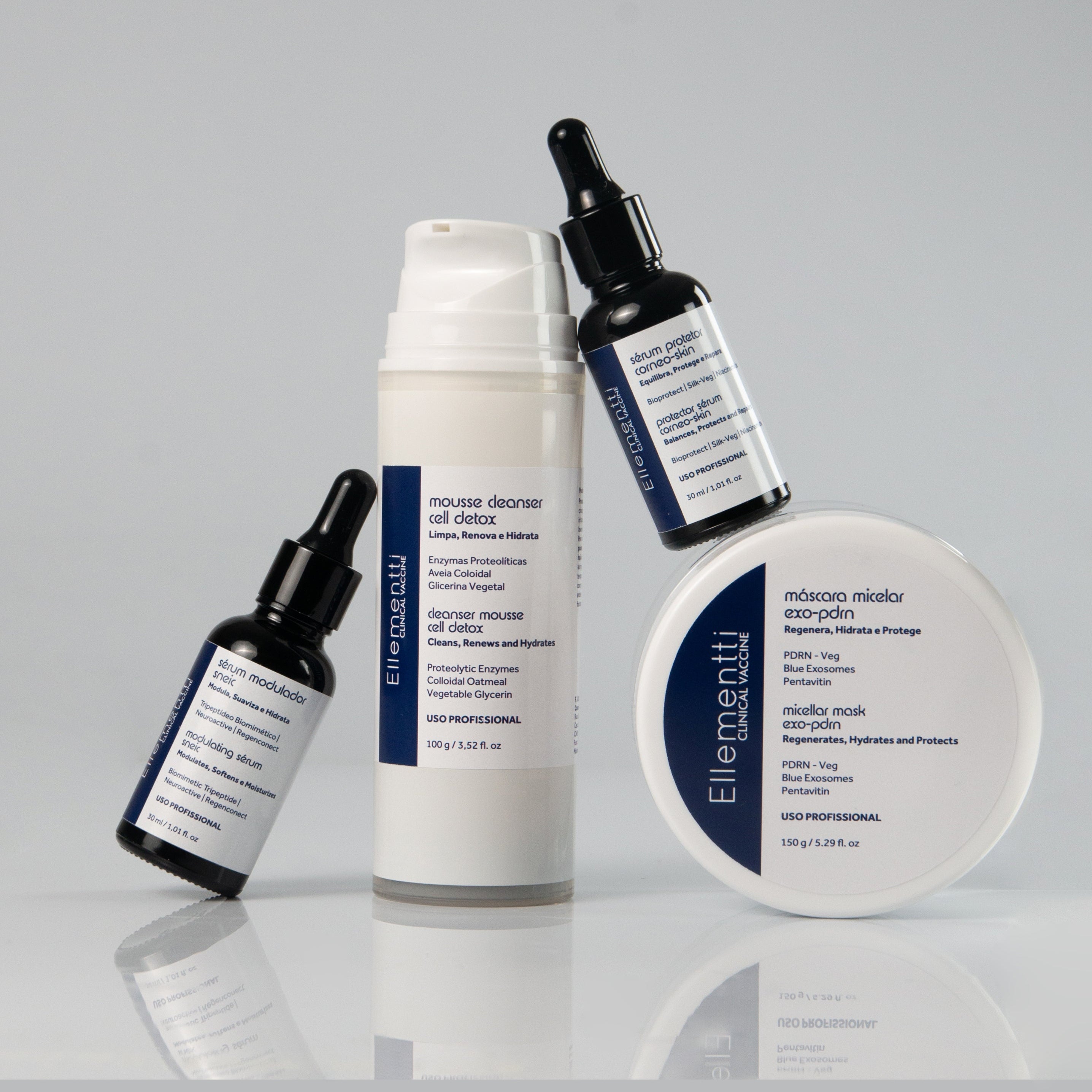 MOUSSE CLEANSER CELL DETOX, Limpa, Renova e Hidrata