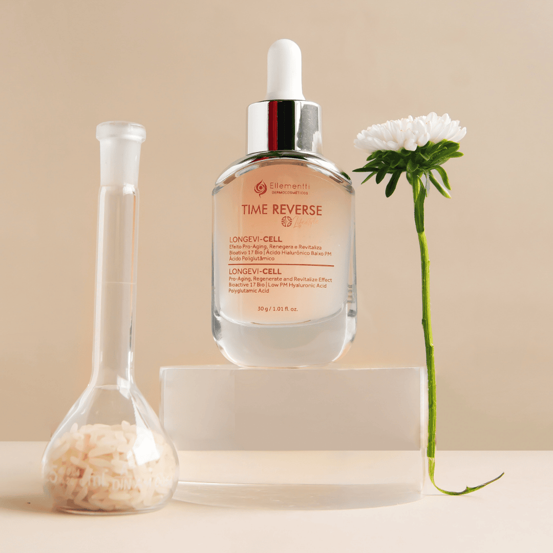 Longevi-Cell, Sérum Facial Pro-aging com PDRN Vegetal, Exossomas e Pro-exossomas