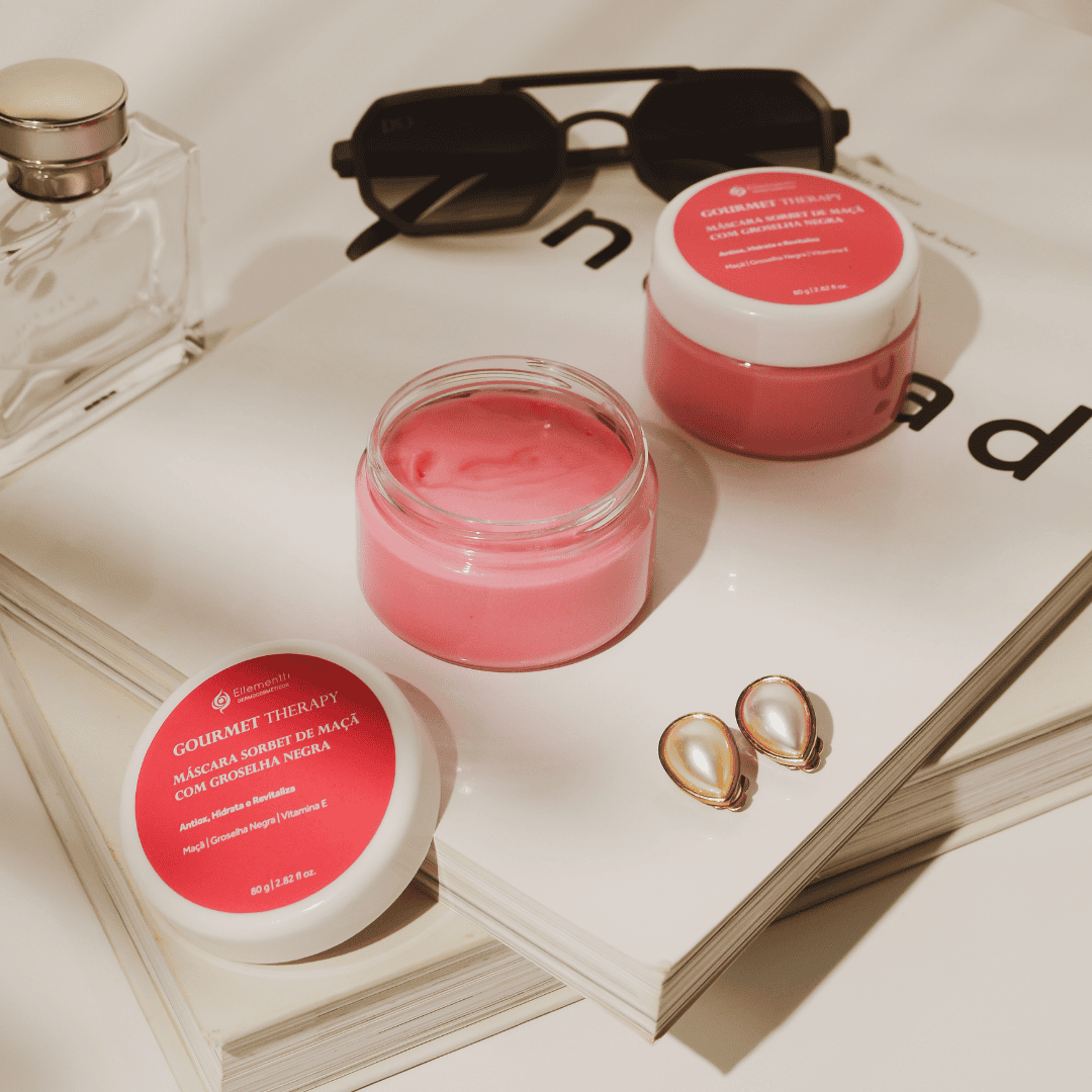 Sorbet de Maçã com Groselha Negra, Máscara Facial Rejuvenescedora