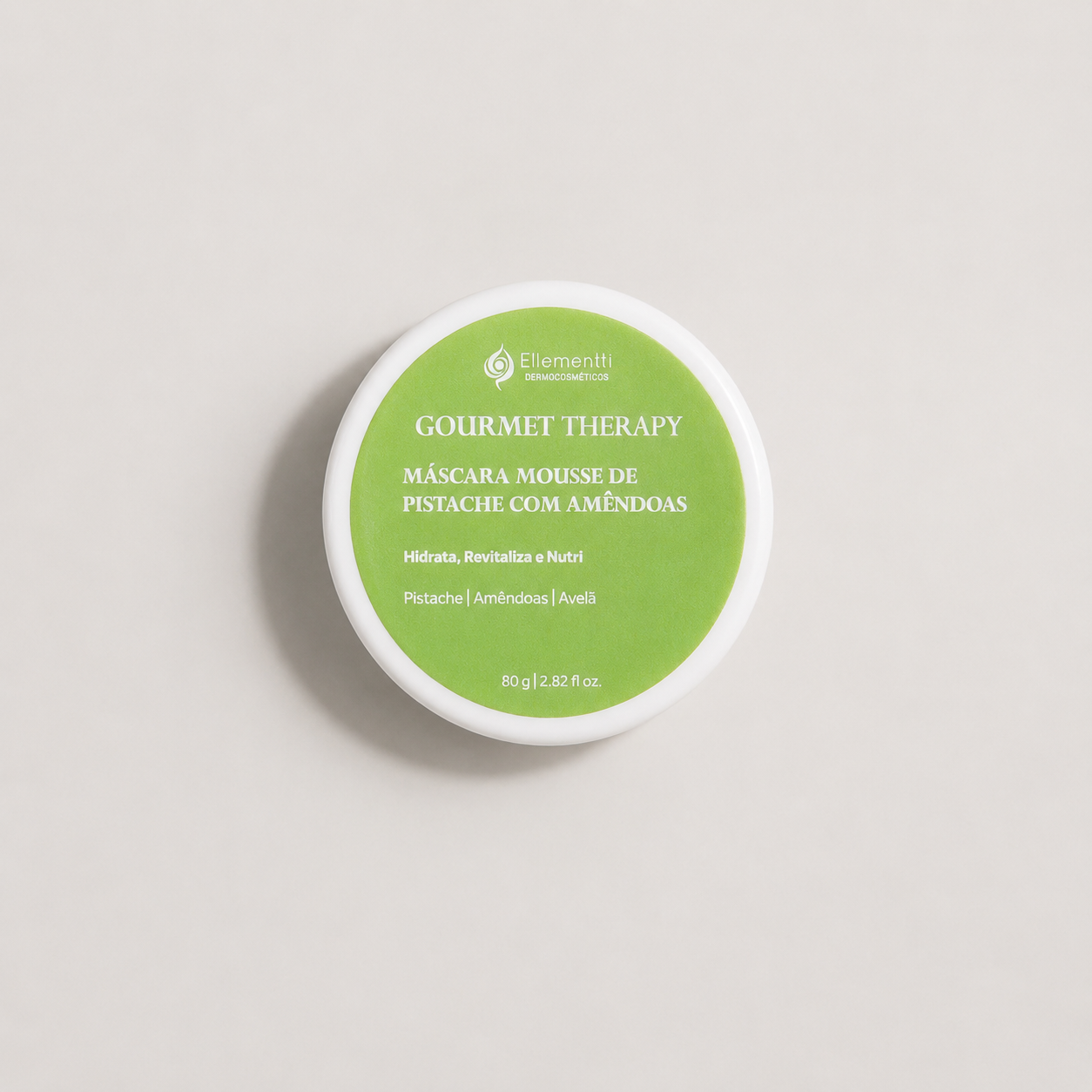 Mousse de Pistache com Amêndoas, Máscara Facial Reparadora